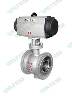 气动偏心部分球面型控制阀WR-50100